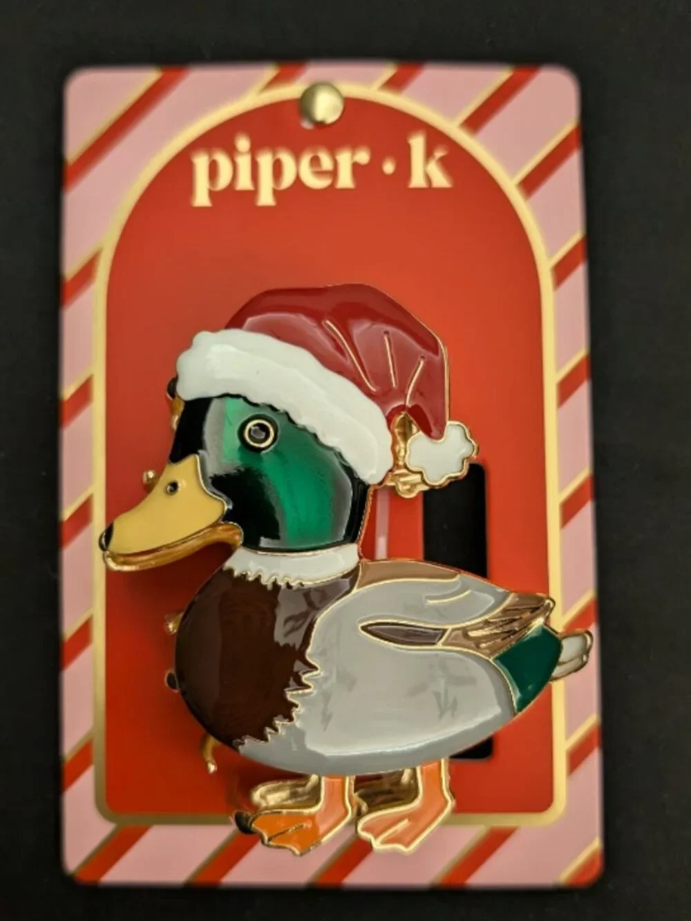 Piper K Santa Duck Claw Hair Clip | Brand New